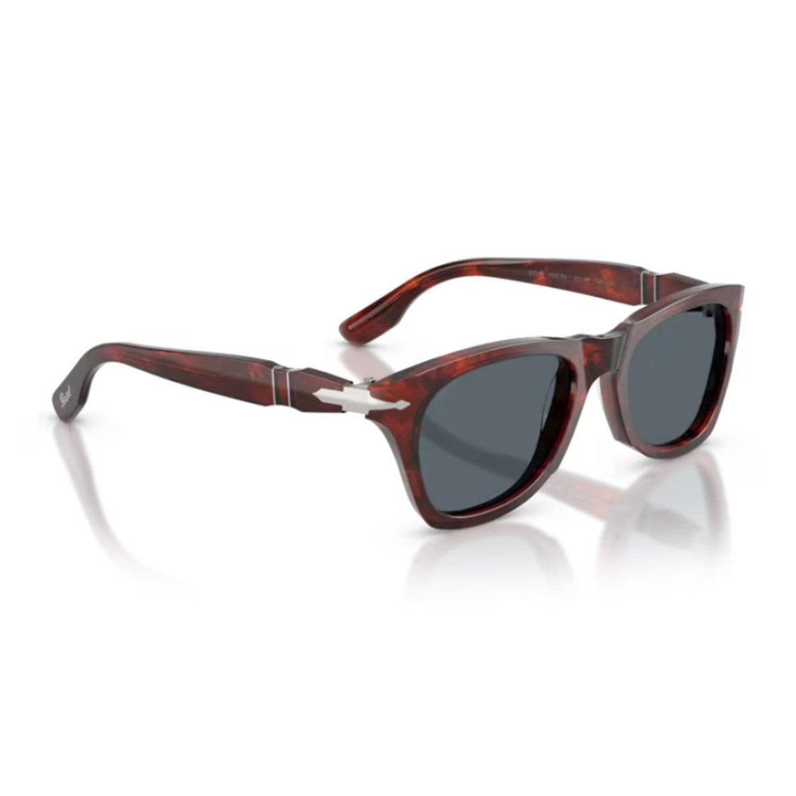 Persol Havana Rosso Po8001s Acetate Phantos Sunglasses