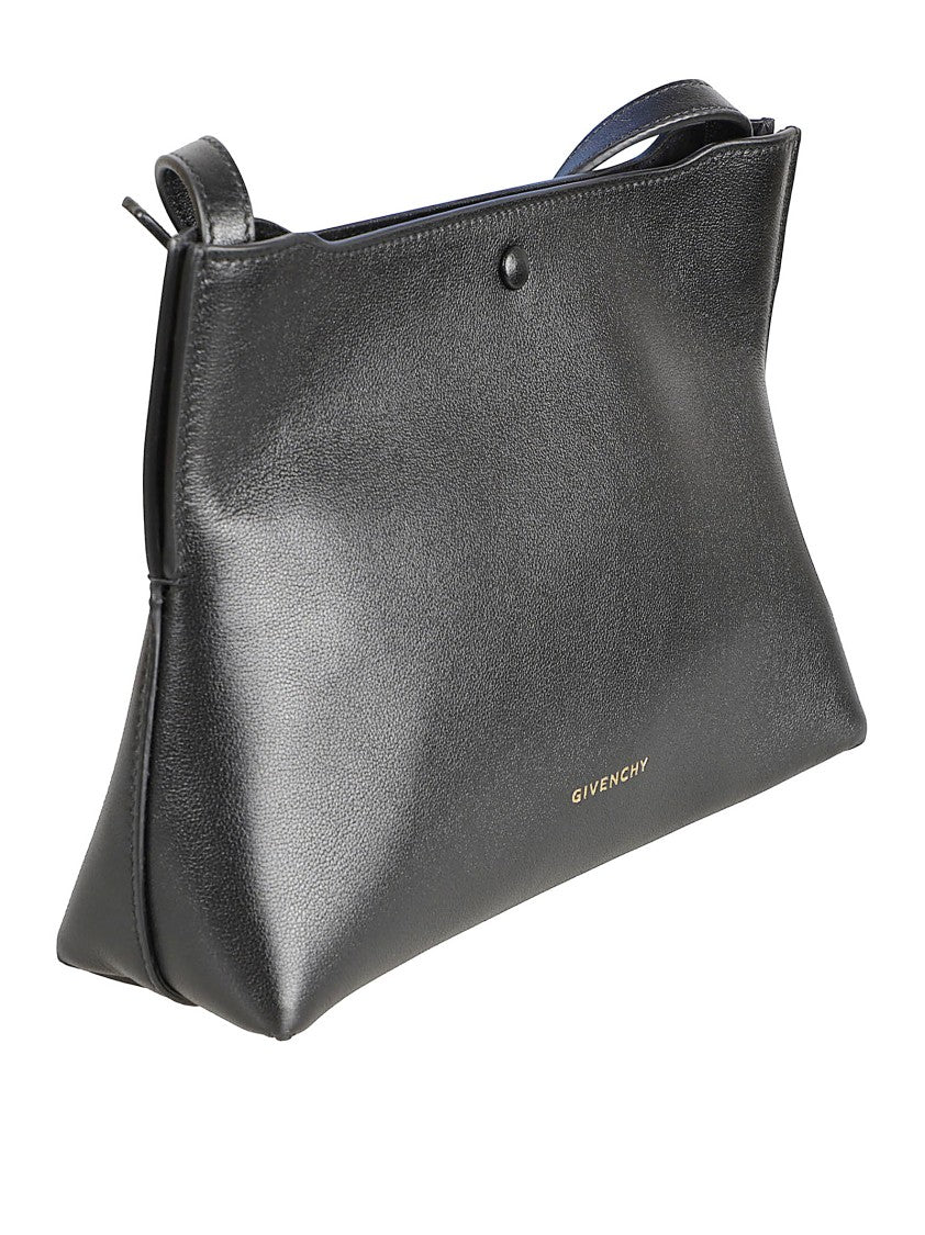 Givenchy Sleek Black Leather Day Clutch Bag