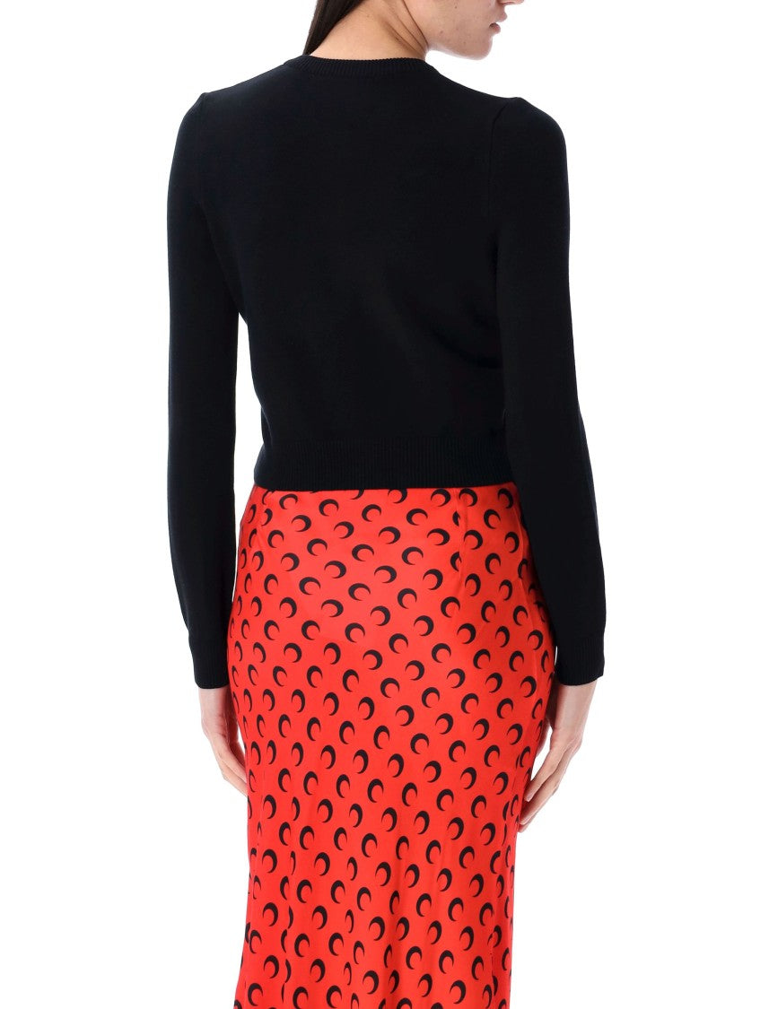 Marine Serre Moon Logo Cardigan