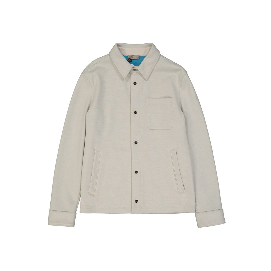 Herno Beige Shirt Jacket With Classic Collar