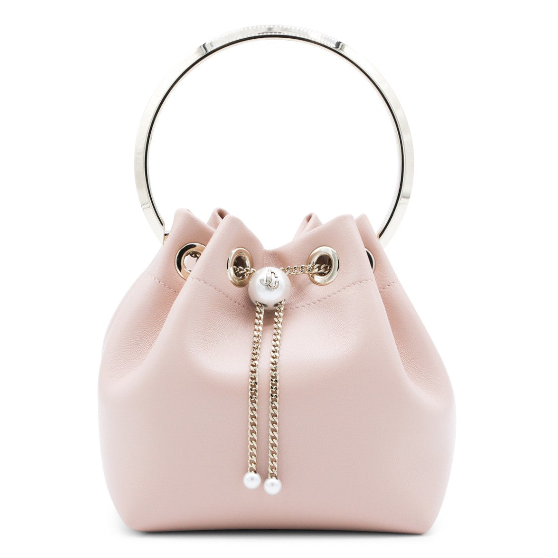 Jimmy Choo Macaron And Light Gold Bon Bon Top Handle Bag