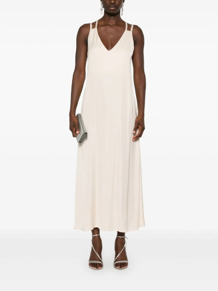 Peserico Bead-Embellished Midi Dress