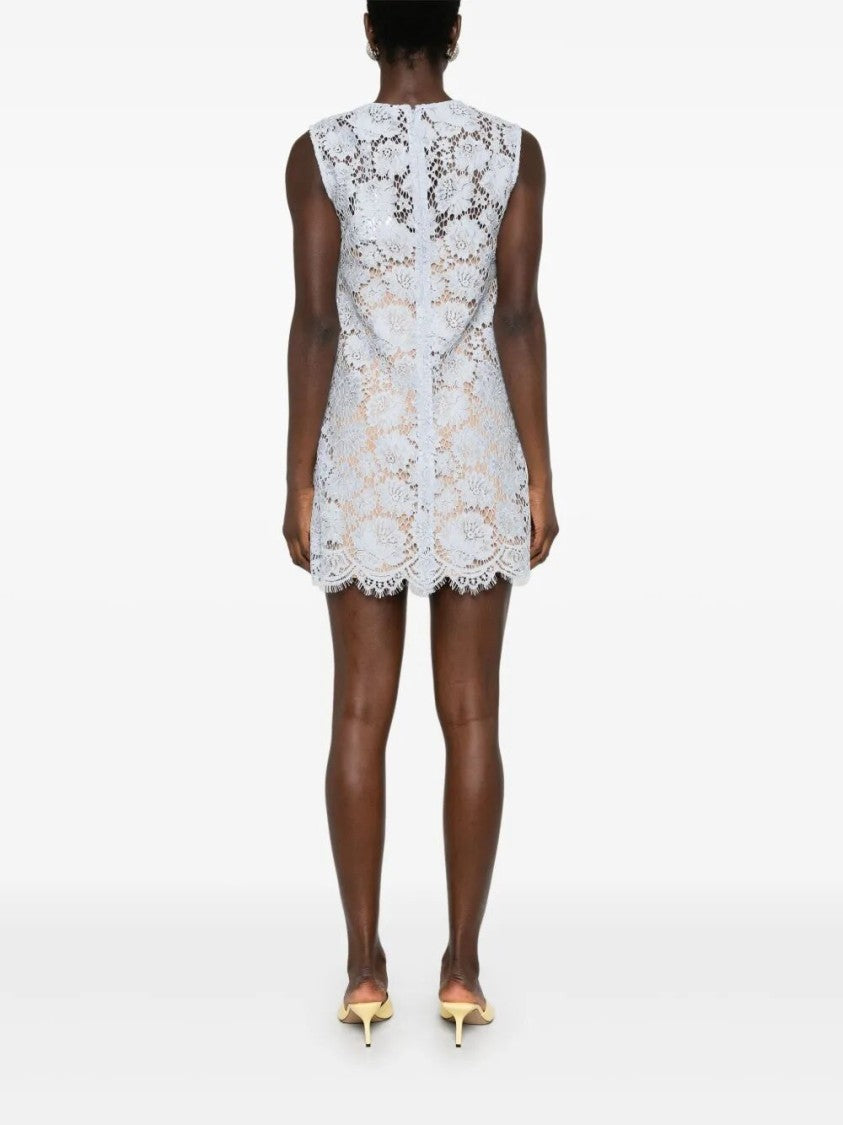 Self-Portrait Fine Lace Mini Dress