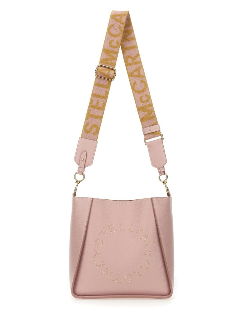 Stella Mccartney Structured Shoulder Bag With Embossed Logo
