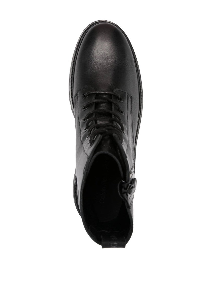 Calvin Klein Jeans Combat Mid Laceup Boot Zip