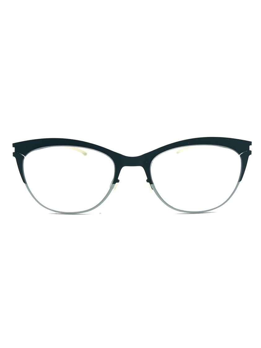 Mykita Green Cat-Eye Optical Frame With Refined Finish