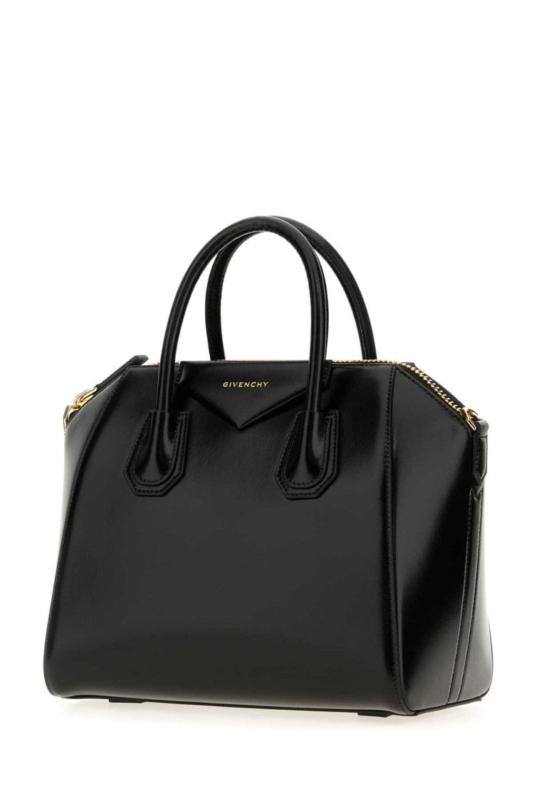 Givenchy Black Leather Small Antigona Handbag