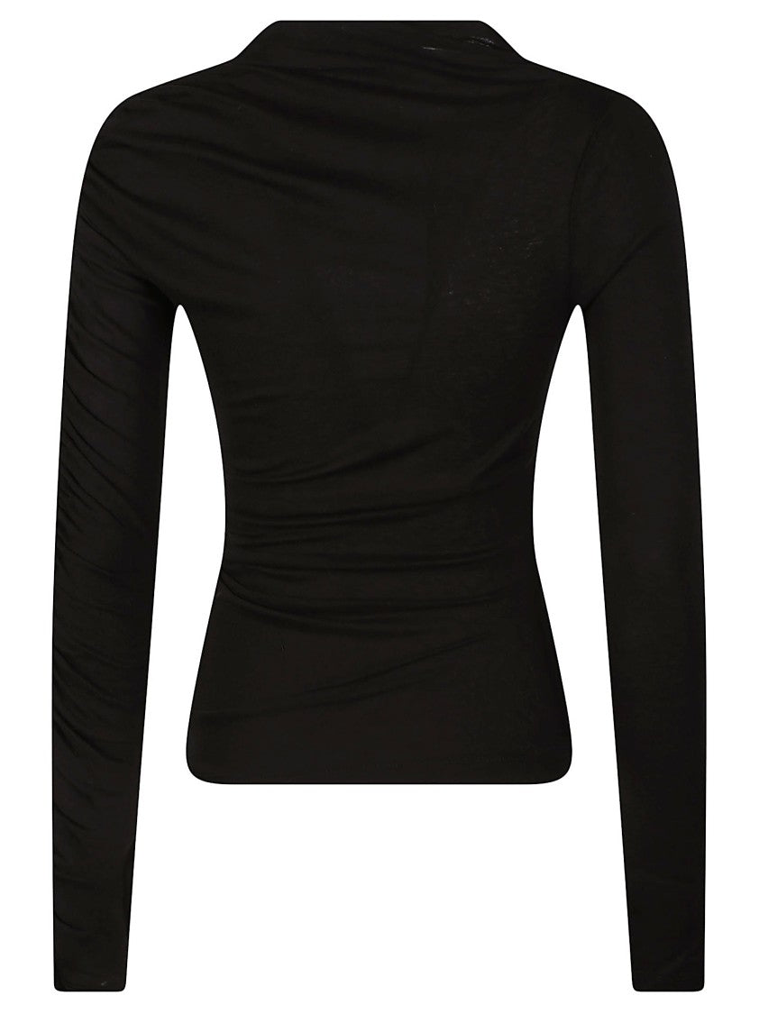 Pinko Loto Fitted Black Turtleneck Sweater