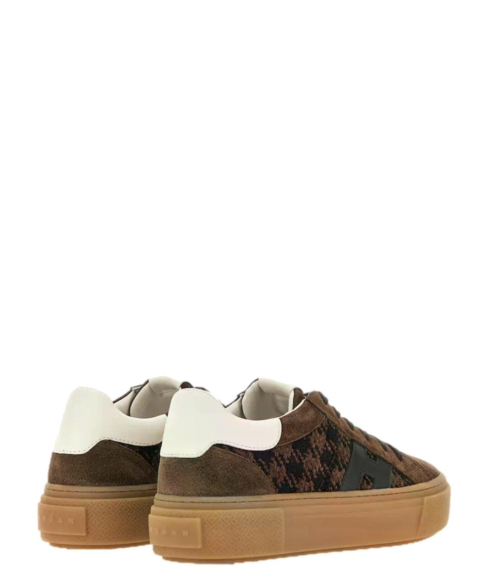Hogan Houndstooth Low-Top Sneakers