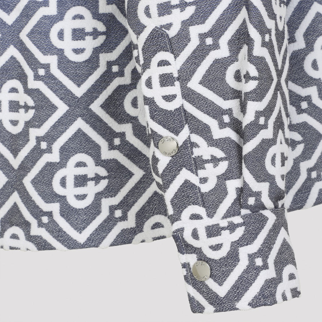 Casablanca Gradient Geometric Pattern Casual Jacket With Button-Up Front