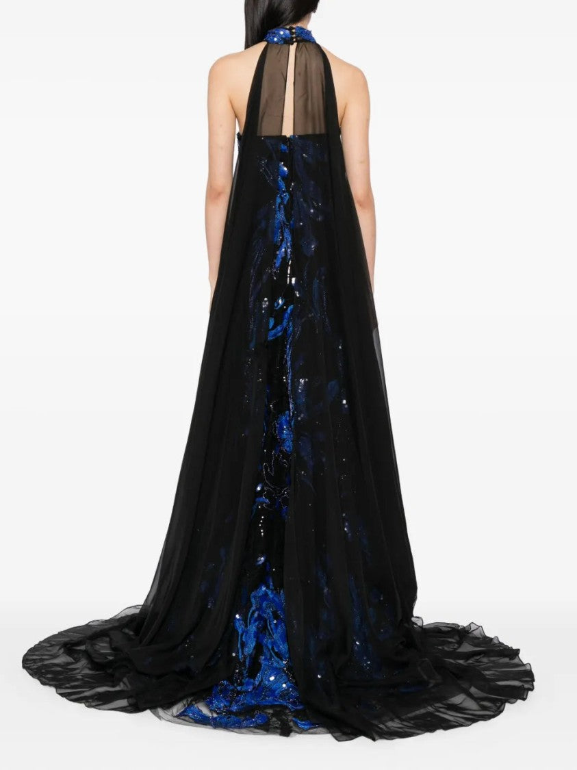 Saiid Kobeisy Embroidered Strapless Dress