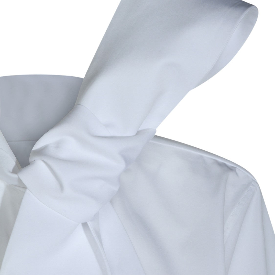 Saint Laurent Long-Sleeve Shirt With Oversized Bow Detail