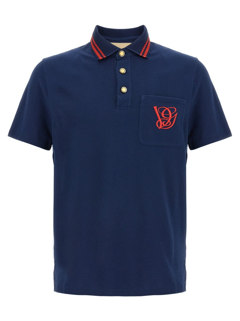 Valentino Garavani Embroidery 'Vg' Polo