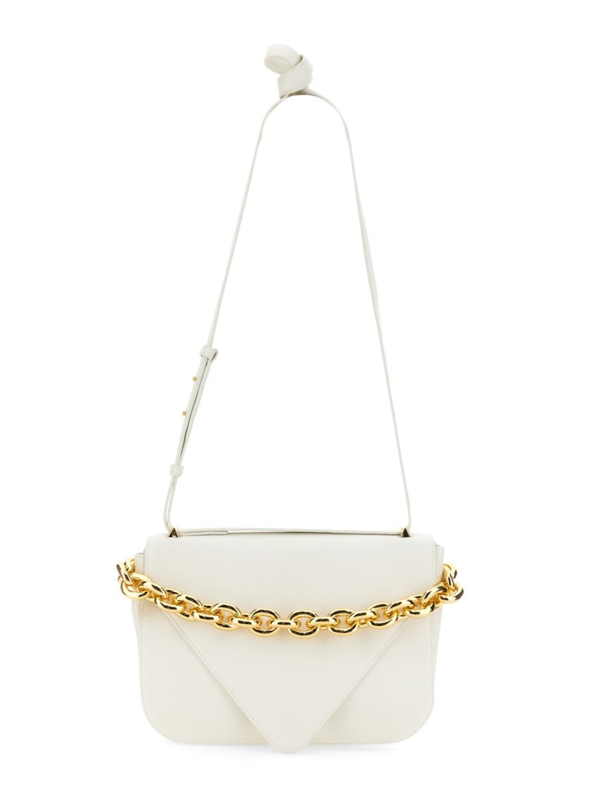Bottega Veneta Compact Shoulder Bag With Adjustable Leather Strap