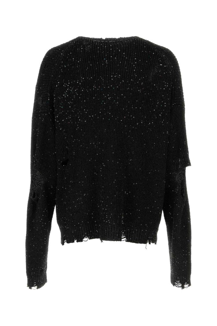 Miharayasuhiro Black Polyester Sweater