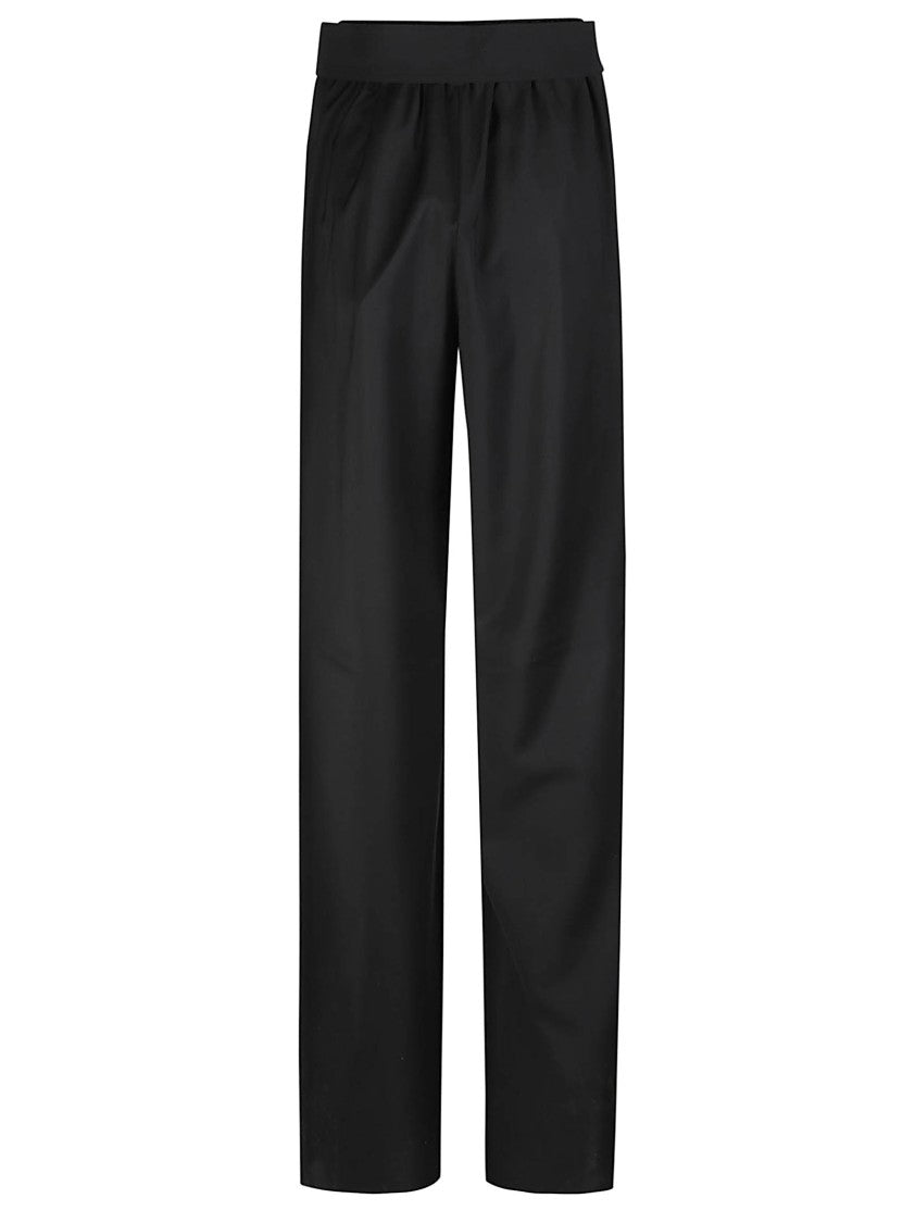 Max Mara Mxmeditto High-Waisted Virgin Wool Straight-Leg Pants