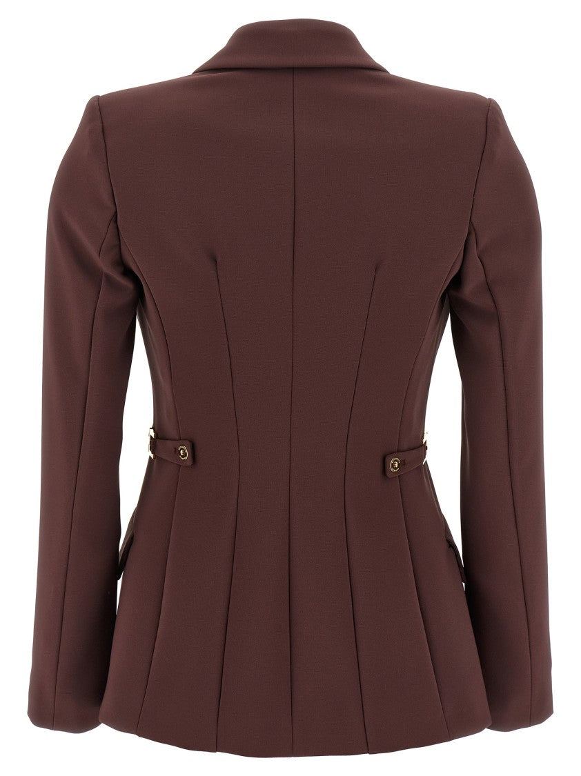 Elisabetta Franchi Jewel Strap Blazer