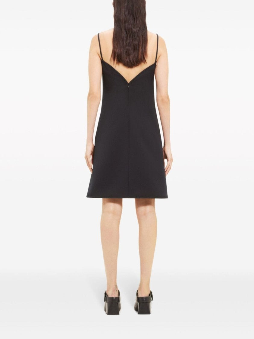 Courrèges Above-Knee Twill Weave Dress
