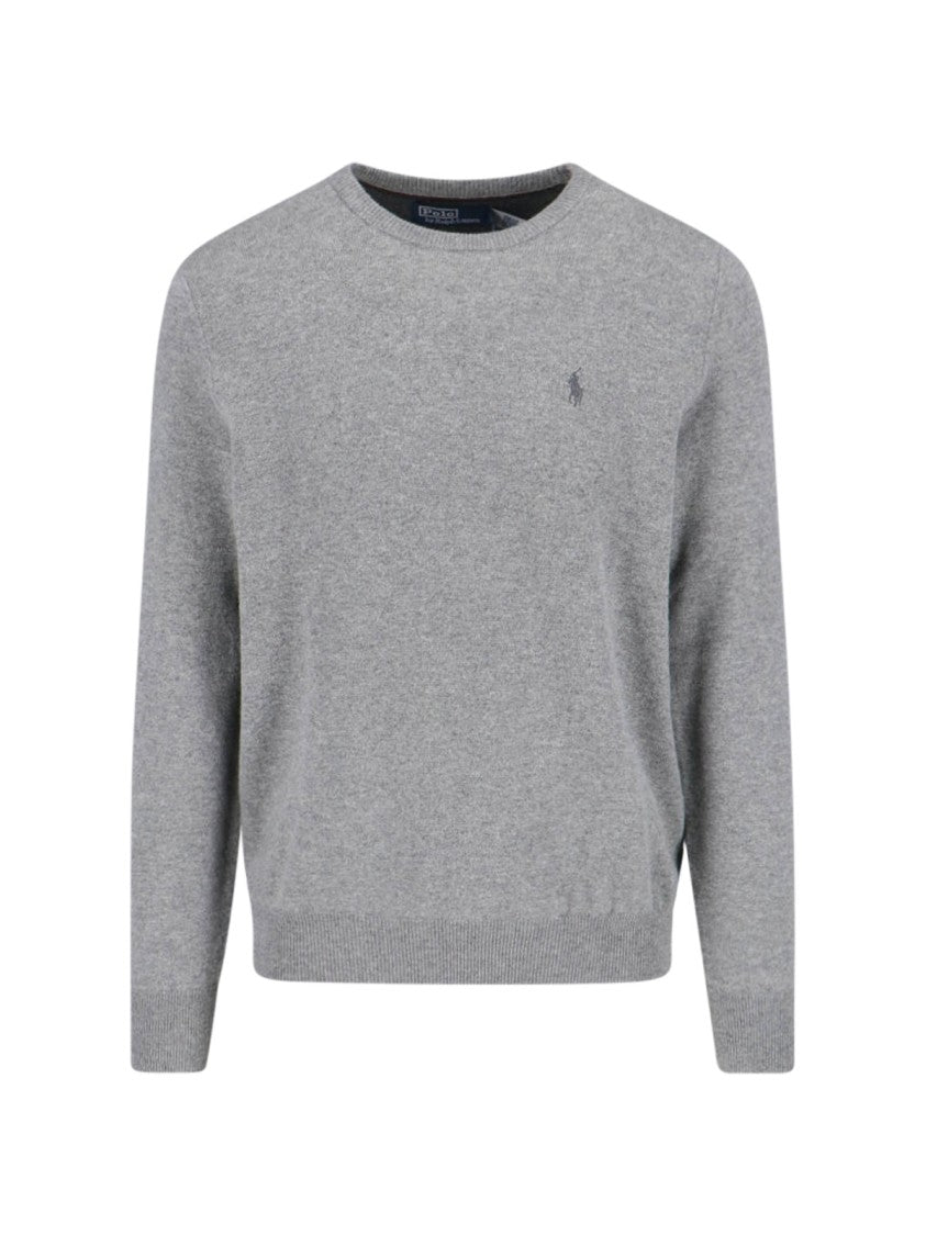 Polo Ralph Lauren Logo Sweater – Grey