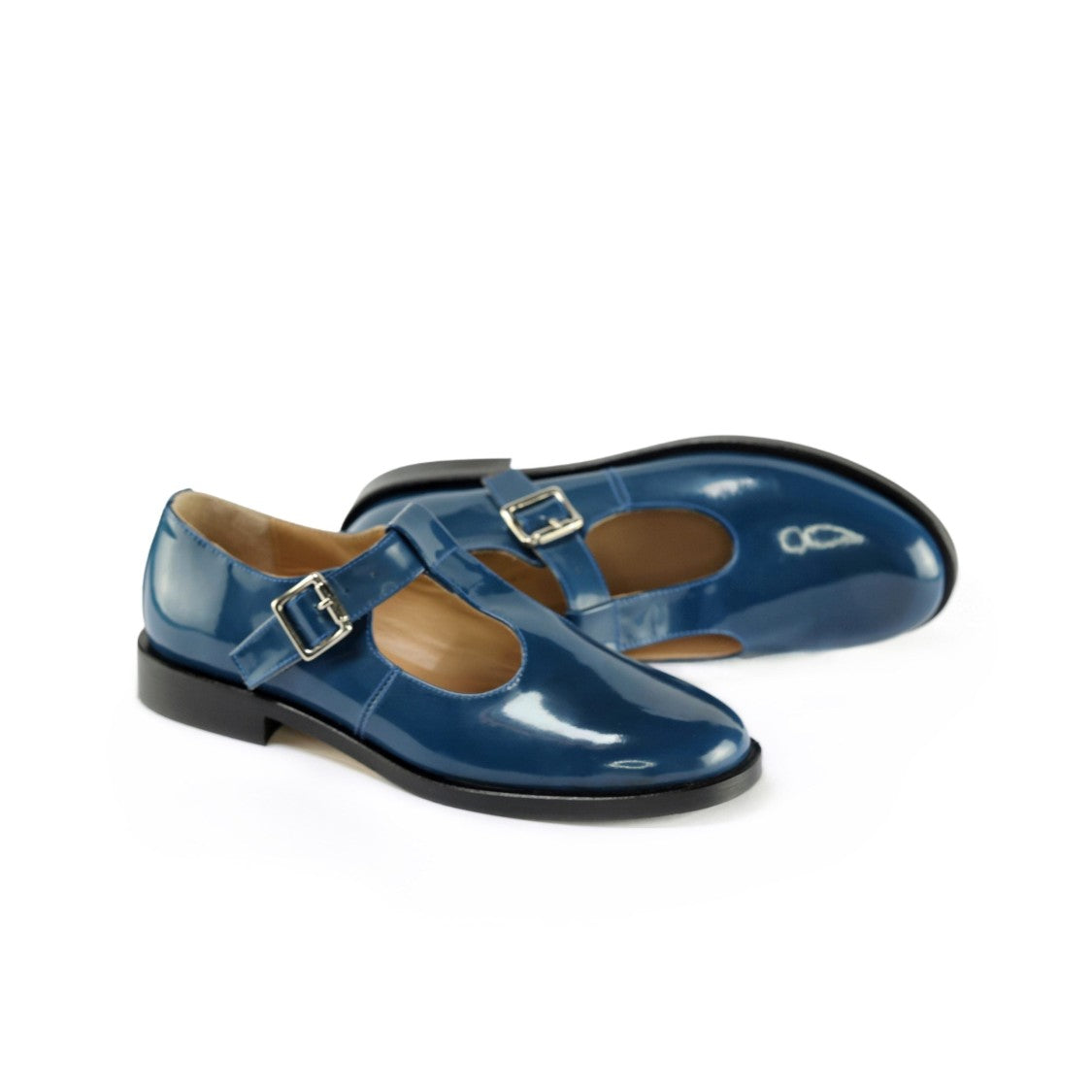 Ton Gout Mary Jane Ballerinas With Double Buckle Strap