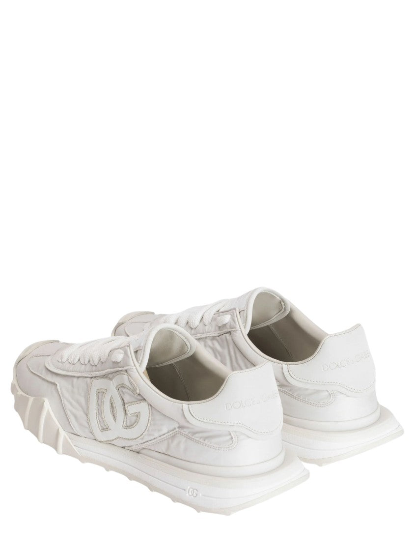 Dolce & Gabbana Sculpted Sole Athletic Sneaker With Textured Upper