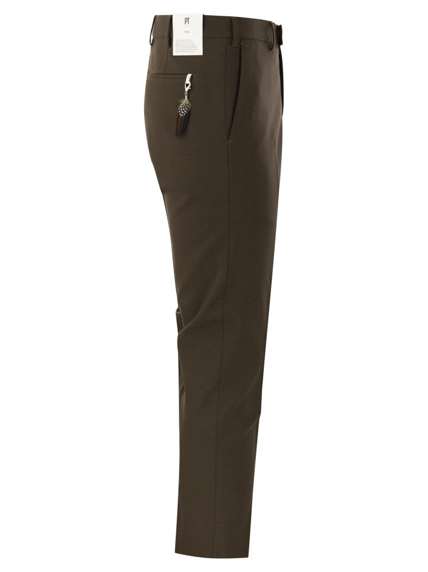 Pt Torino Dieci - Virgin Wool Trousers