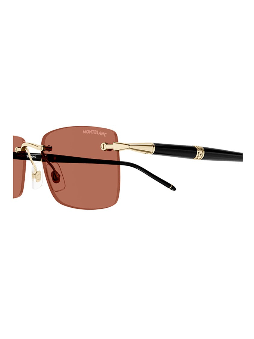 Montblanc Metallic Mb0344s Refined Detail Sunglasses