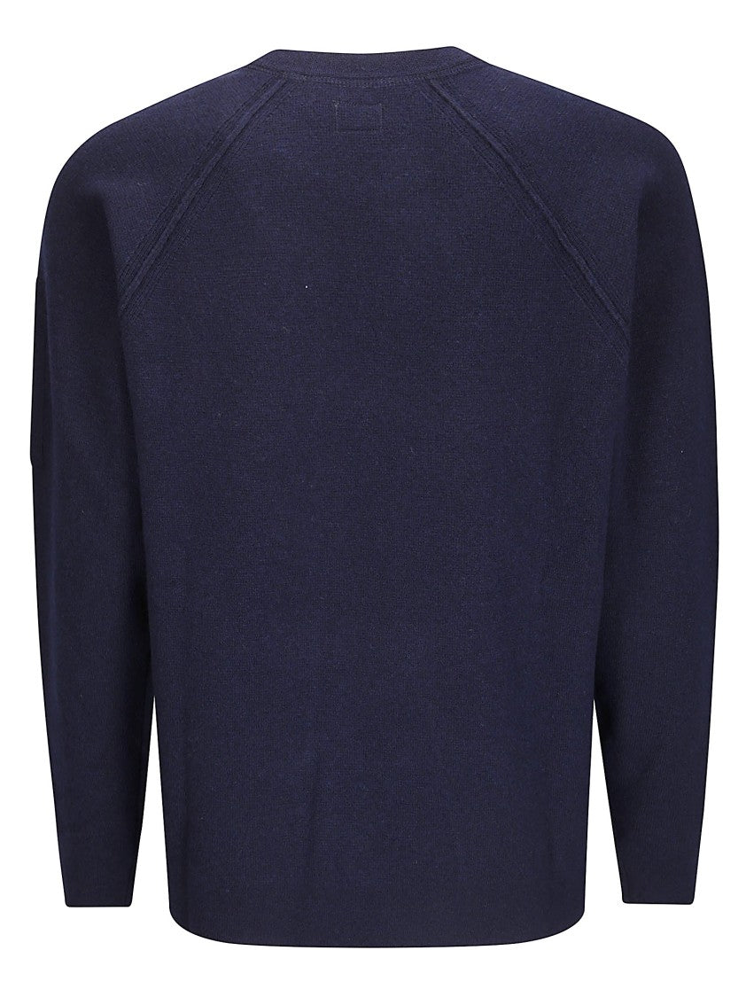 C.P. Company Crew Neck Sweater With Raglan Sleeves