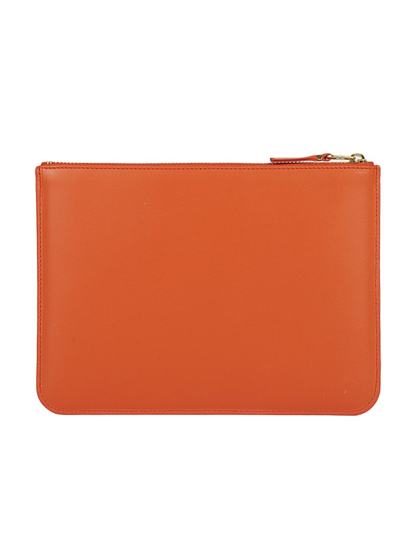 Comme Des Garçons Vibrant Orange Rectangular Clutch Bag