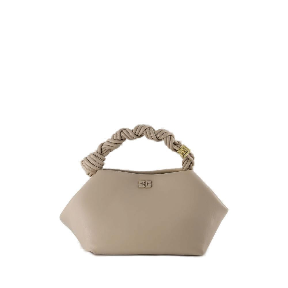 Ganni Bou Crossbody Bag - Leather - Beige