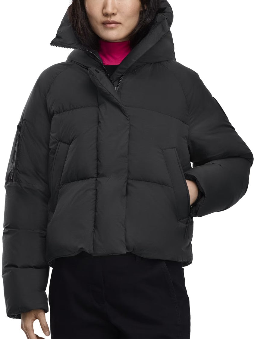 Canada Goose Chilliwack Puffer - Td Cropped Hooded Black Puffer Jacket
