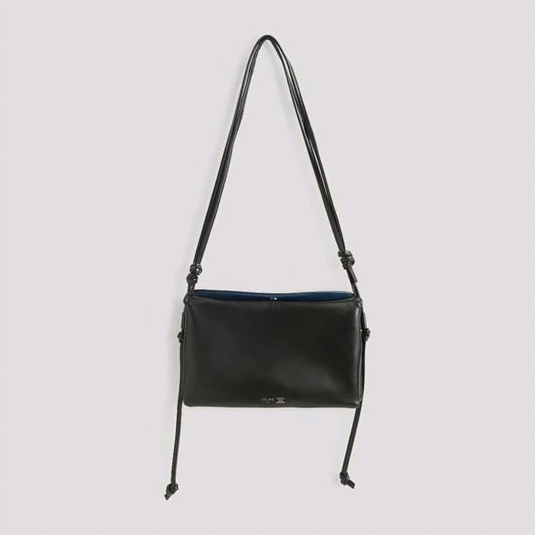 Celine Structured Flap Shoulder Bag In Smooth Lambskin