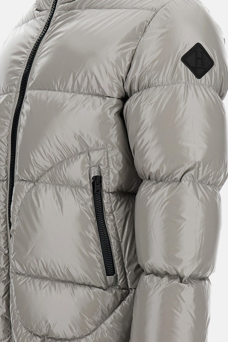 Herno High Neck Hooded Bomber Jacket