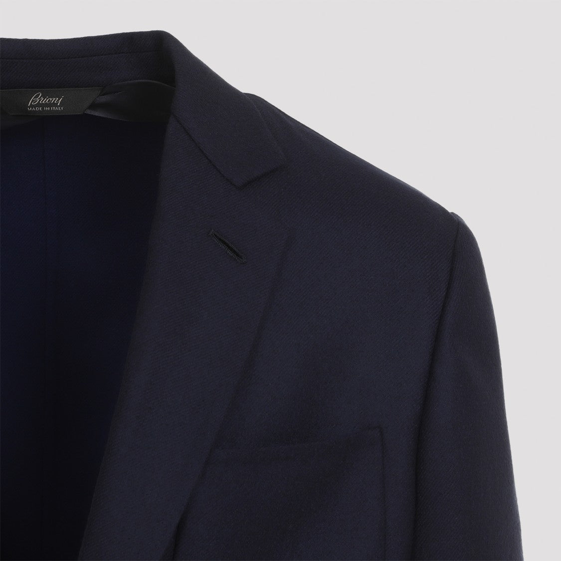 Brioni Navy-Blue Sapphire Wool Ds Jacket