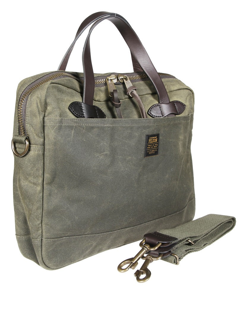 Filson Structured Tote Bag With Minimalist Design