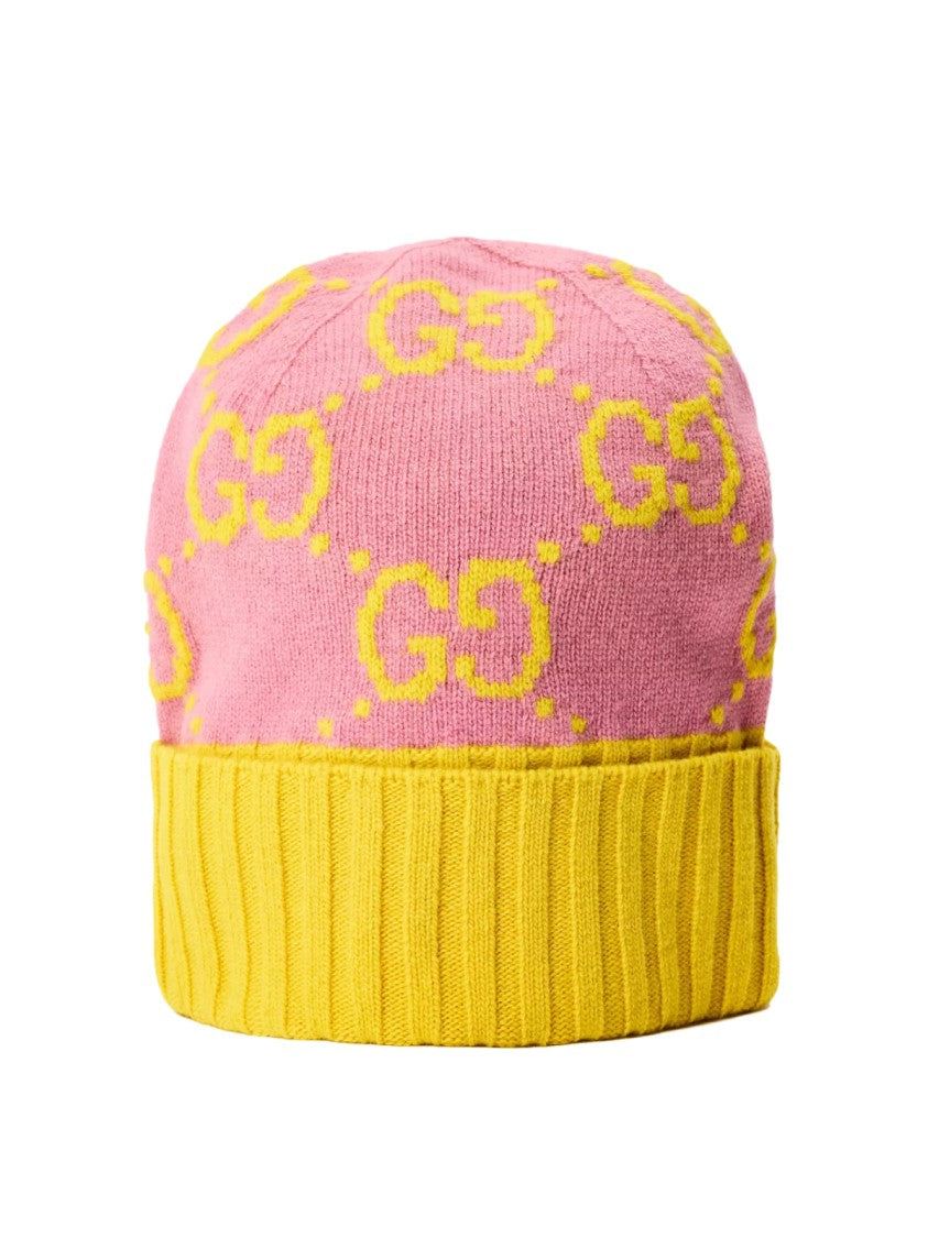Gucci Gg Monogram Wool Beanie