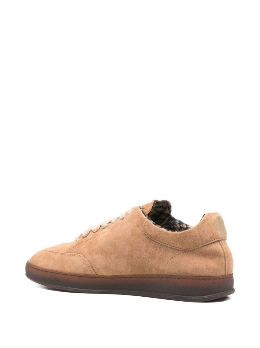 Soldini Beige Suede 80 Sneakers