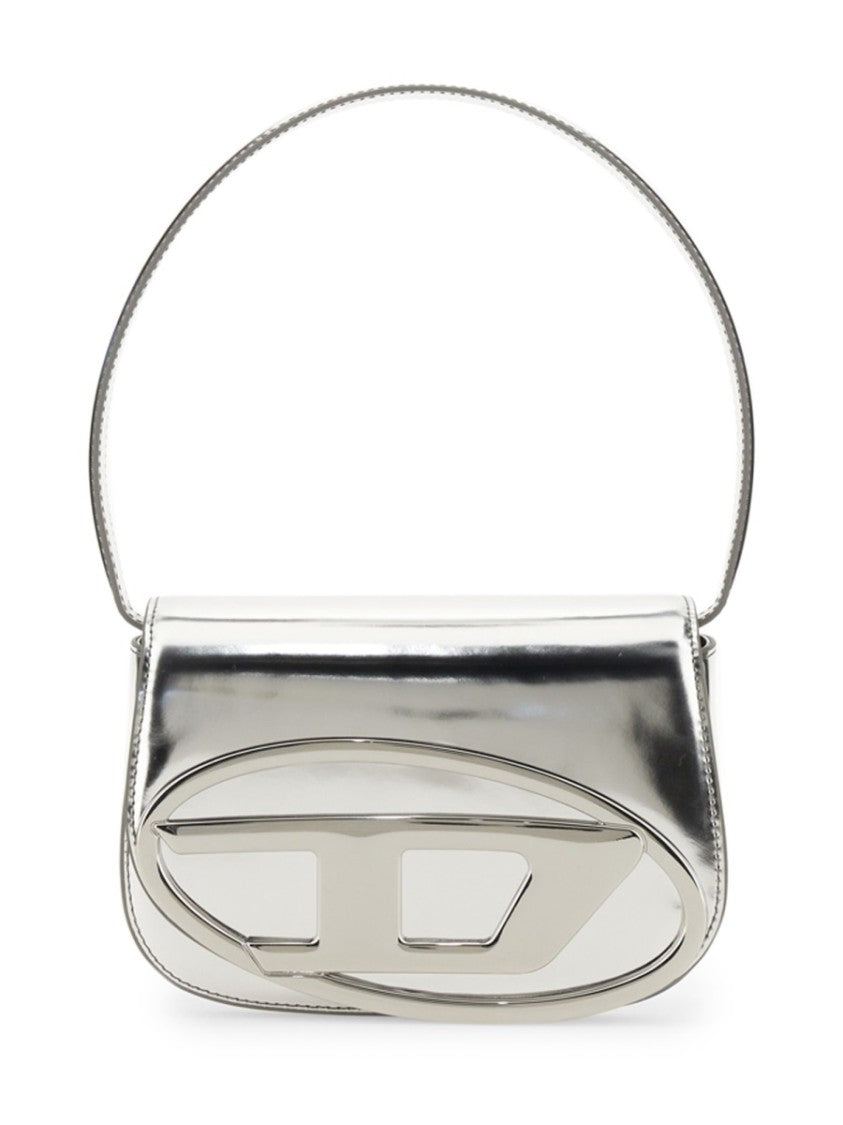 Diesel Silver Metallic Shoulder Bag