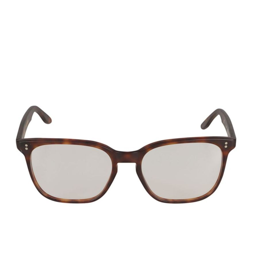 Kador York Rectangular Tortoiseshell Frame Eyeglasses With Metallic Accents