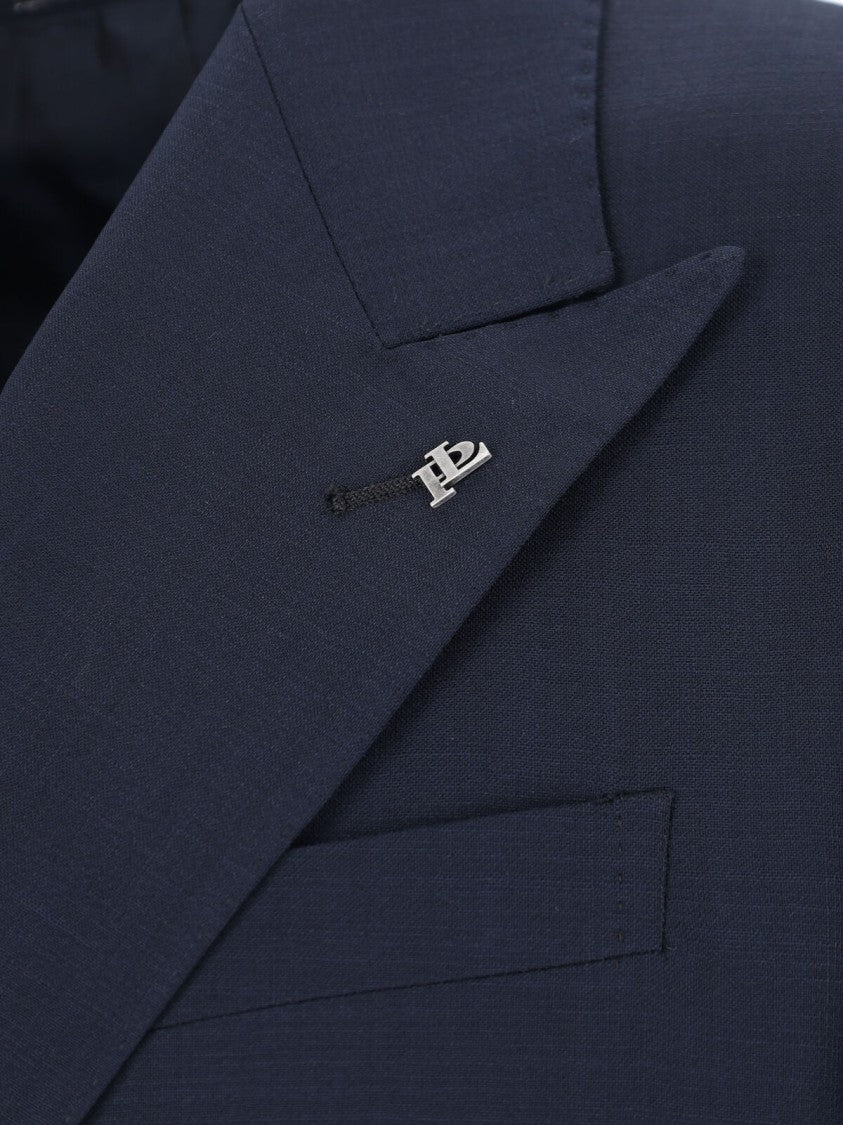 Tagliatore "Pino Lerario" Double-Breasted Suit - Navy