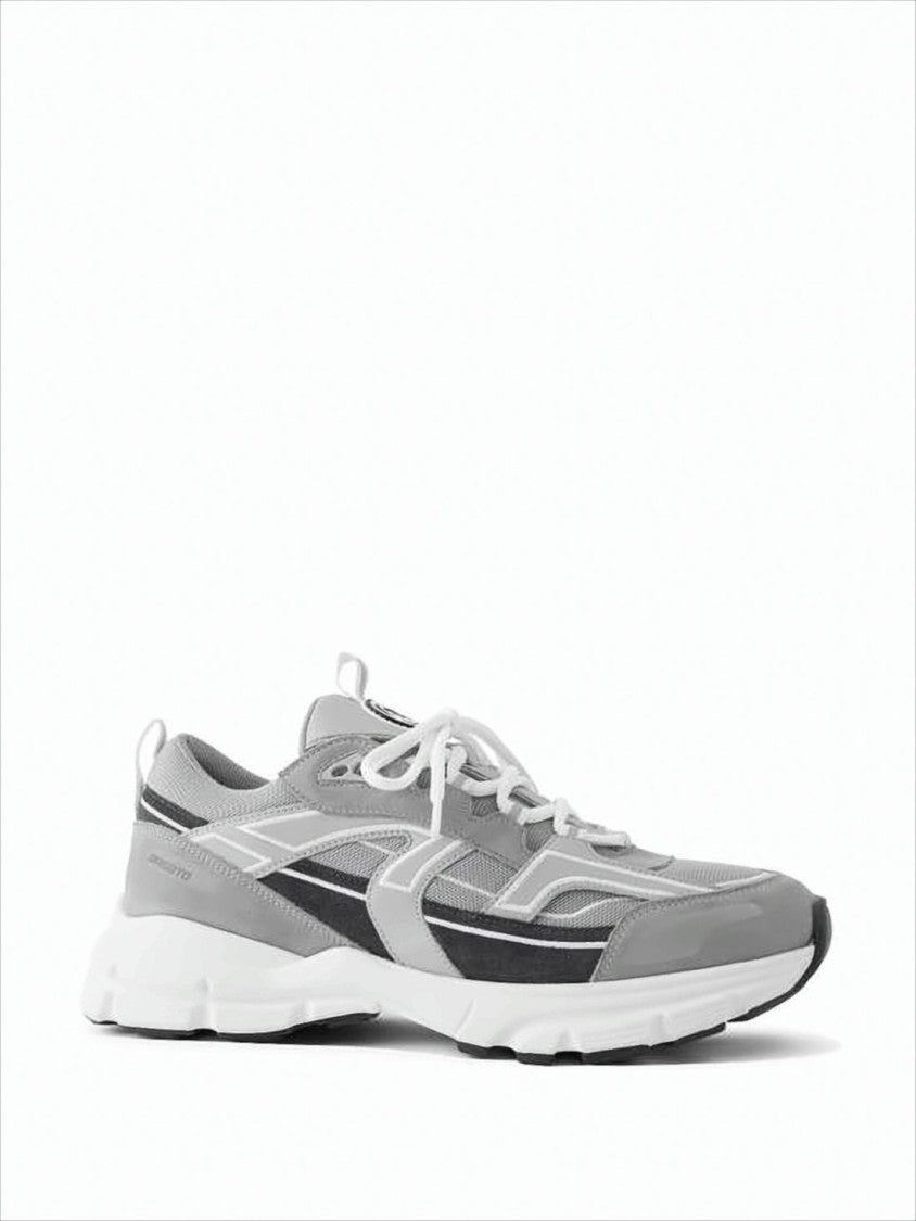 Axel Arigato Layered Grey And Black Sneakers With Chunky Sole