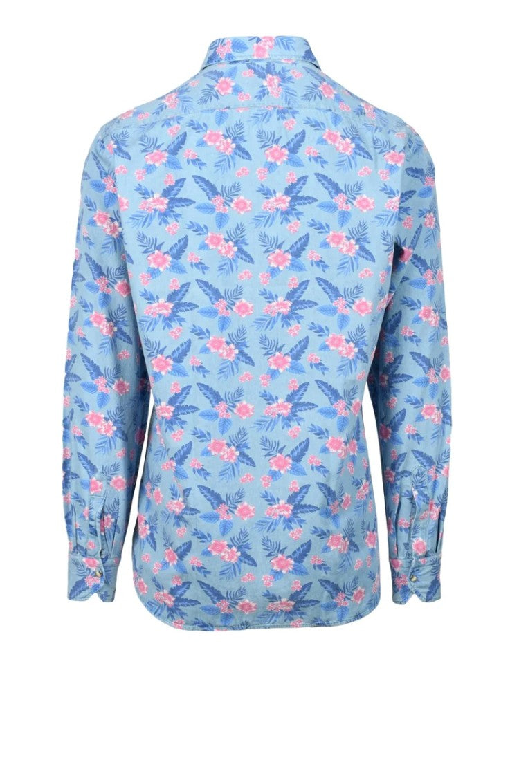 Brio Light Blue/Pink Men's Shirt