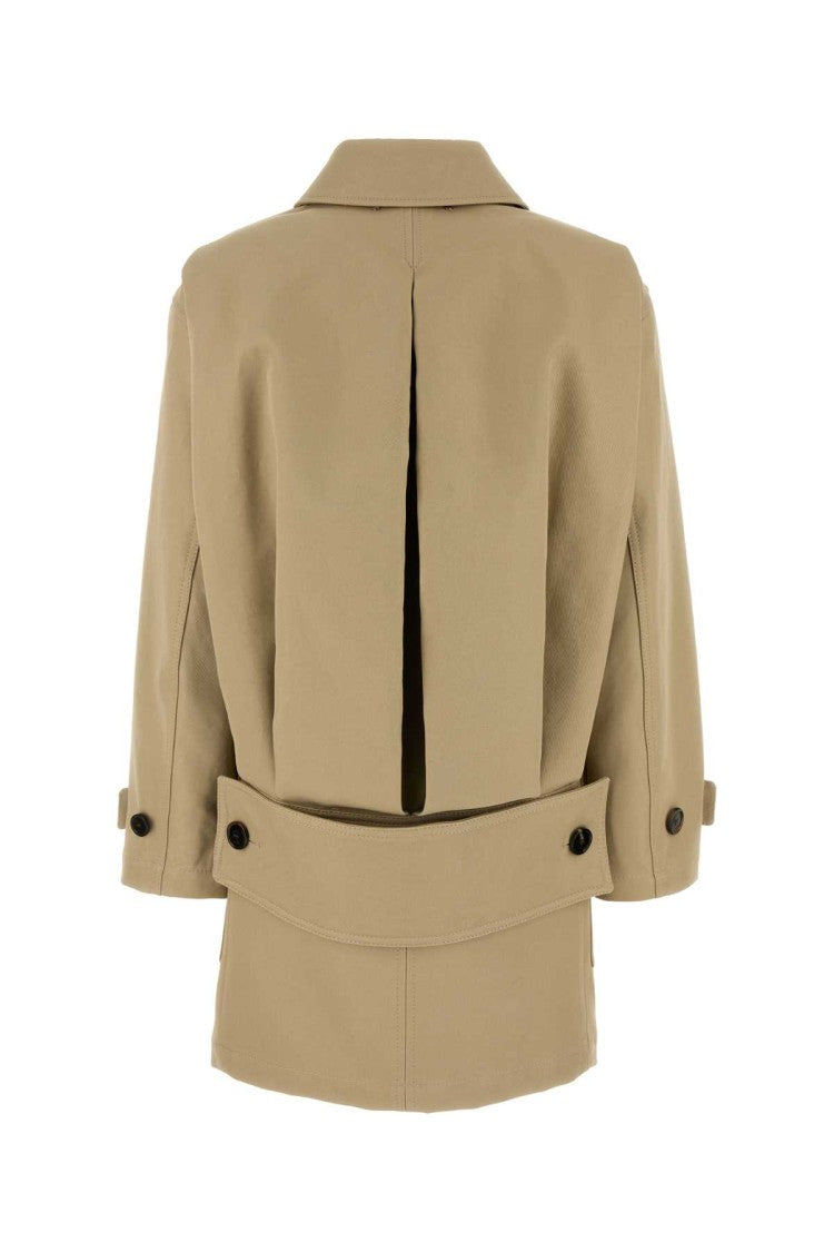 Gucci Beige Drill Overcoat
