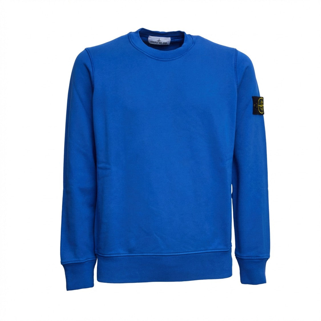 Stone Island Organic Cotton Fleece Crewneck Sweatshirt