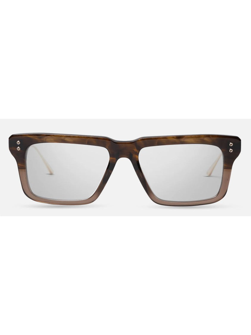 Dita Rectangular Tortoiseshell Optical Frames With Metal Temples