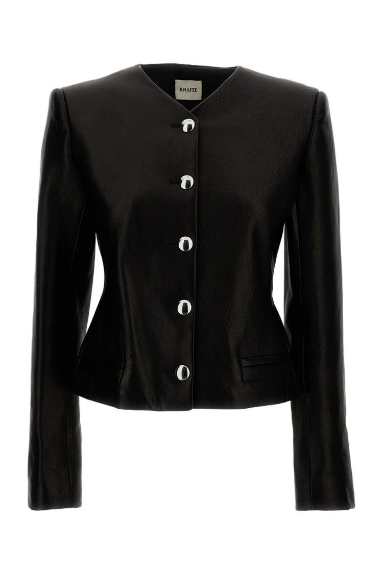 Khaite Nara Leather Jacket