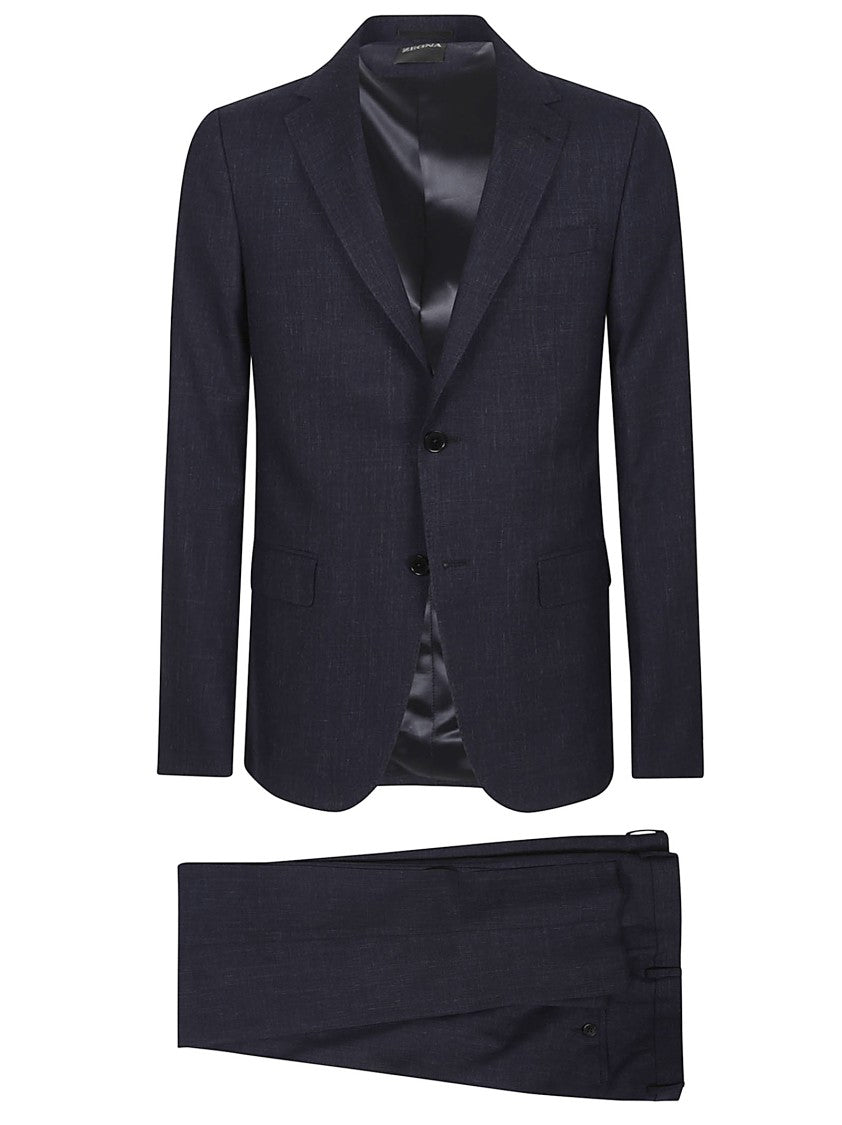 Zegna Lux Tailoring Wool-Linen Suit