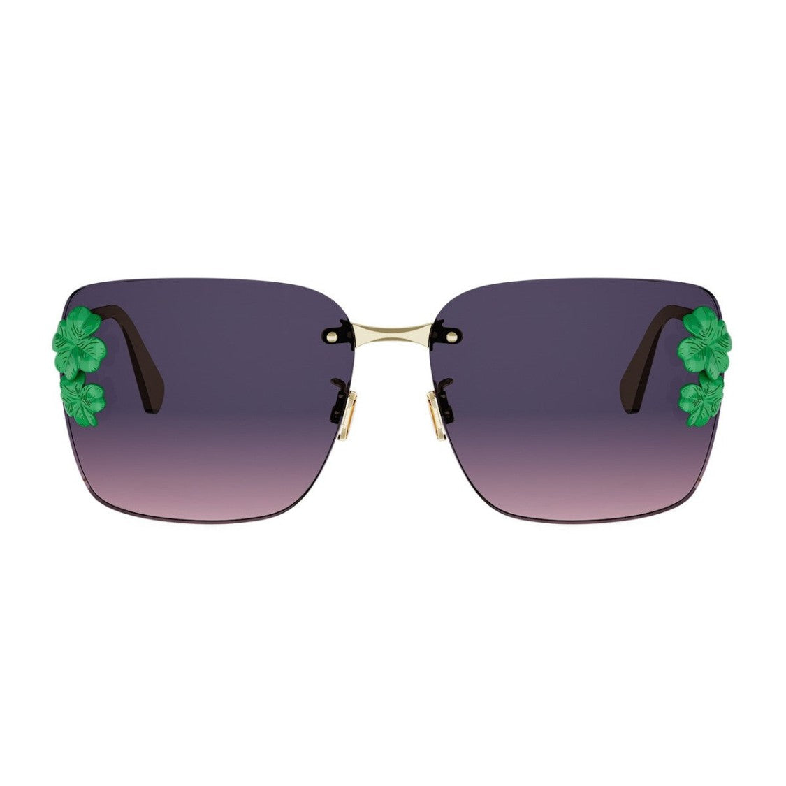 Dior Gold Diorclover Metal Sunglasses