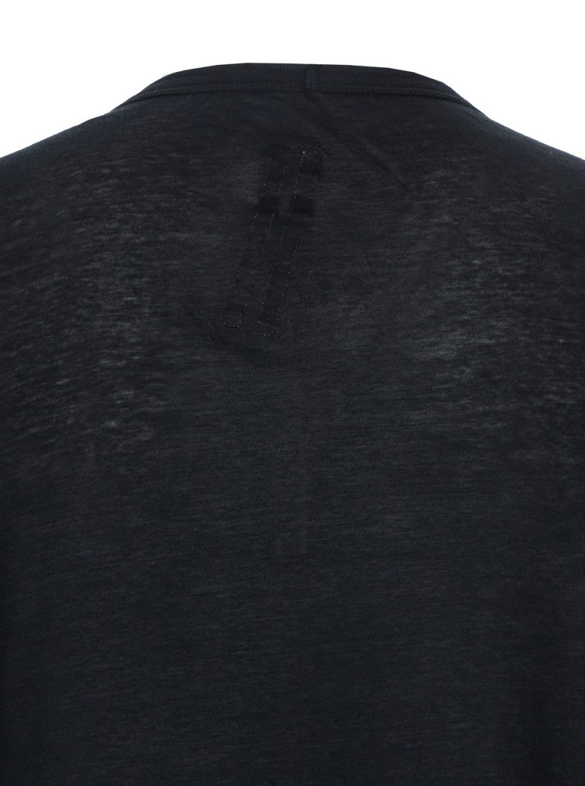 Rick Owens Brad' Black Crewneck T-Shirt