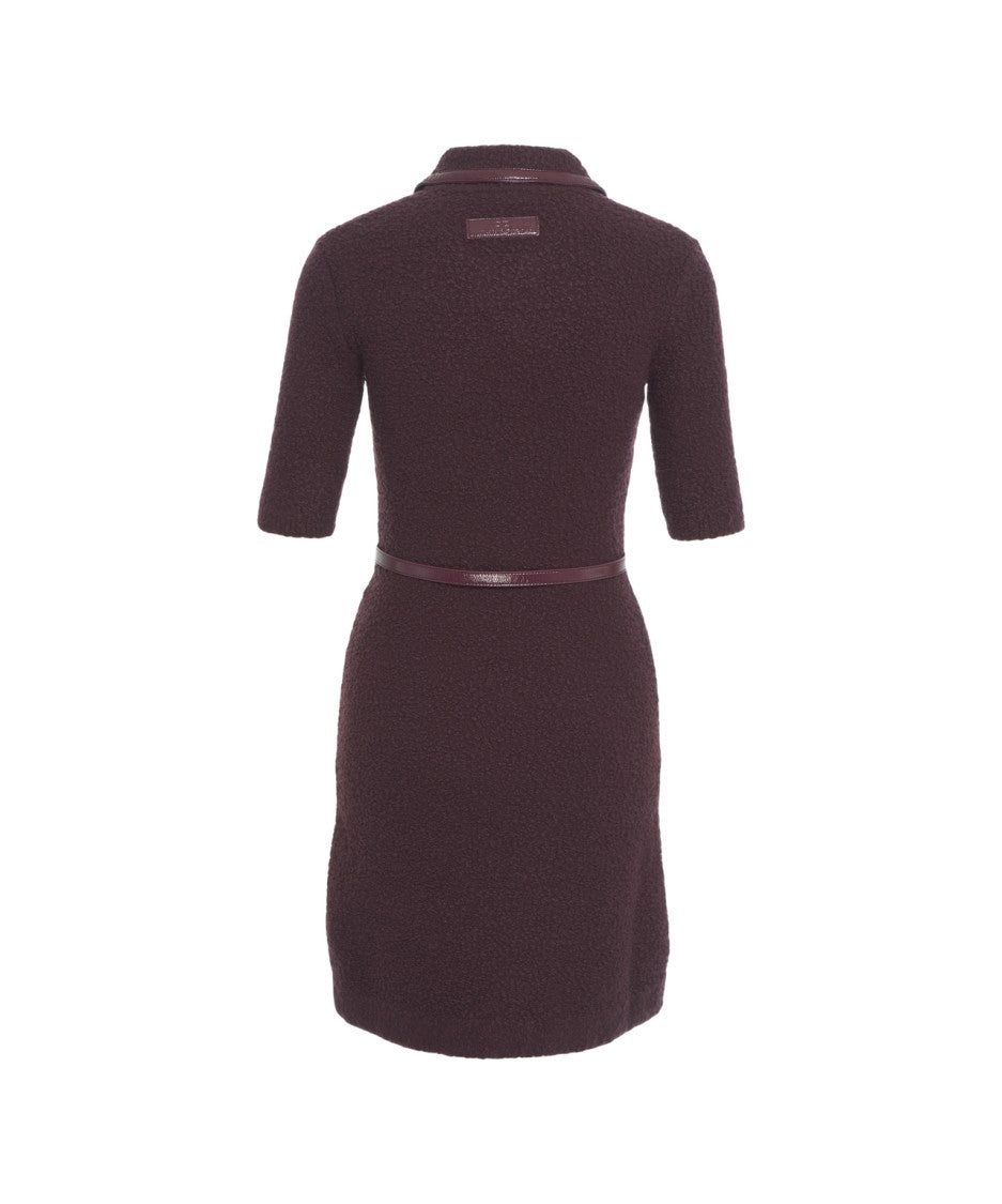 Elisabetta Franchi Bouclé Knit Dress